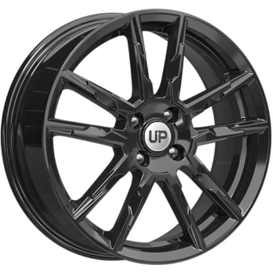 Wheels UP UP107 6.5x17 4*100 ET45 DIA60.1 New Black Литой