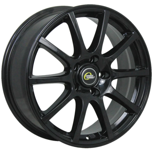 Cross Street CR-16 6x15 4*100 ET47 DIA54.1 Black Литой