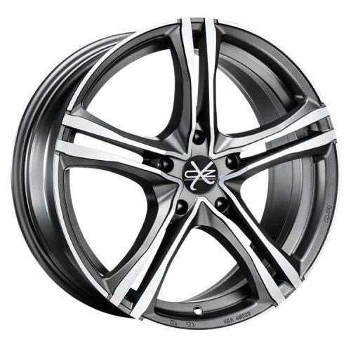 OZ X5B 8x18 5*120 ET45 DIA79 Matt Graphite Diamond Cut Литой
