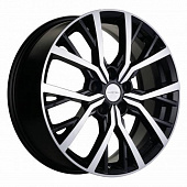 Khomen KHW 1806 7x18 5*112 ET43 DIA57.1 Black-FP Литой