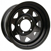 IKON MG84 7x16 5*139.7 ET10 DIA110.5 Black Штампованный