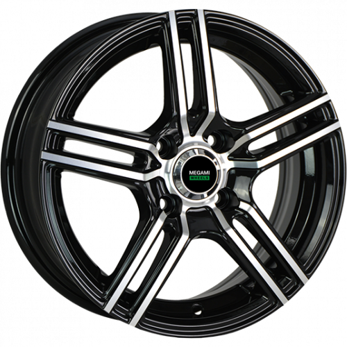 Megami MGM-1 6x15 5*114.3 ET38 DIA67.1 BKF Литой