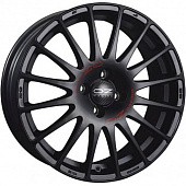 OZ Superturismo GT 8x17 5*112 ET35 DIA75.1 Matt Black + Red Lettering Литой