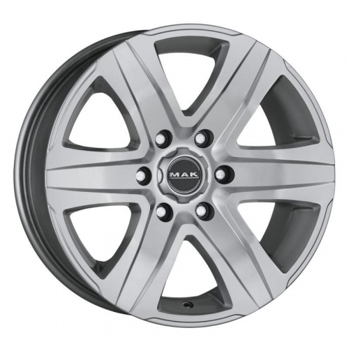 MAK Stone 4x4 T 8.5x18 6*114.3 ET30 DIA66.1 Silver Литой