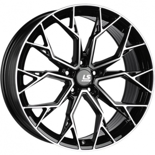 LS FlowForming RC61 8.5x19 5*108 ET30 DIA65.1 BKF Литой