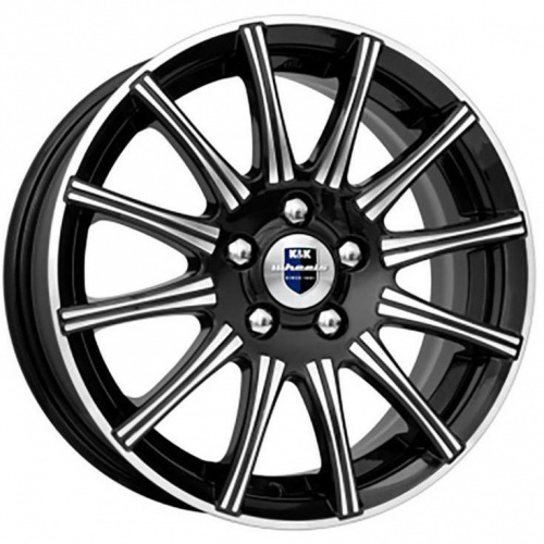 K&K Сиеста 6x15 5*105 ET39 DIA56.6 Алмаз черный Литой