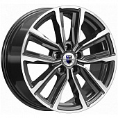 K&K Лацио 7.5x17 5*110 ET38 DIA67.1 Алмаз черный Литой