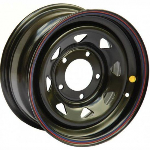 Off Road Wheels Toyota 8x17 6*139.7 ET25 DIA110.1 Black Штампованный
