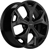 Khomen KHW 1710 6.5x17 5*108 ET33 DIA60.1 Black Литой