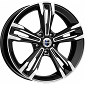 K&K Каррера 7x18 5*100 ET45 DIA67.1 Алмаз черный Литой