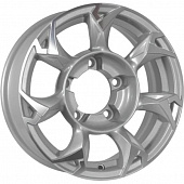 Khomen KHW 1505 5.5x15 5*139.7 ET5 DIA108.1 Silver-FP Литой