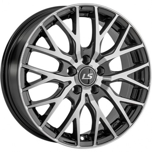 LS 1369 6.5x16 5*100 ET38 DIA57.1 BKF Литой
