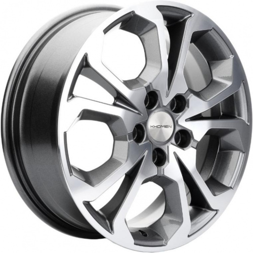 Khomen KHW 1711 6.5x17 5*108 ET33 DIA60.1 F-Silver Литой
