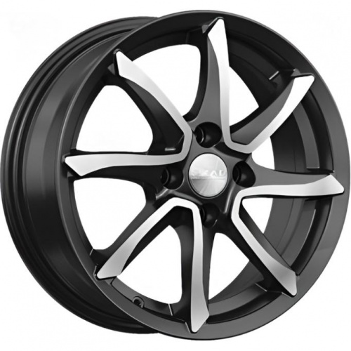 Скад Осака 6x15 4*100 ET46 DIA54.1 Алмаз матовый Литой