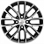 Khomen KHW 1506 6x15 4*100 ET45 DIA56.6 Black-FP Литой
