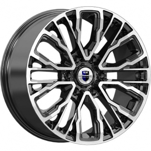 K&K Кортес 8.5x19 6*139.7 ET38 DIA67.1 Алмаз черный Литой