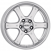 Dotz Crunch 8x17 6*139.7 ET20 DIA106.1 Silver Литой