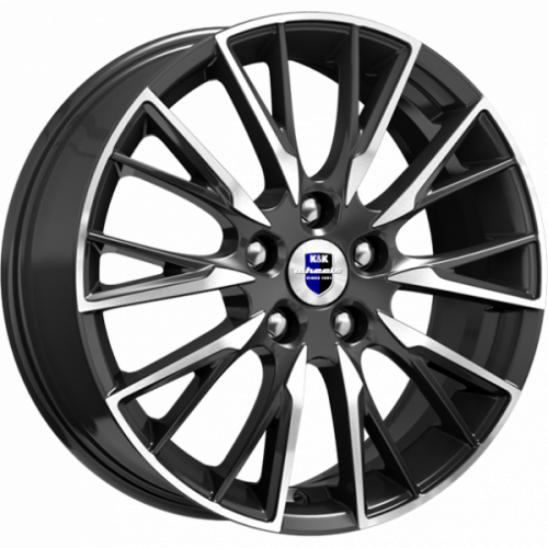 K&K Солт 6.5x17 5*114.3 ET50 DIA67.1 Алмаз черный Литой