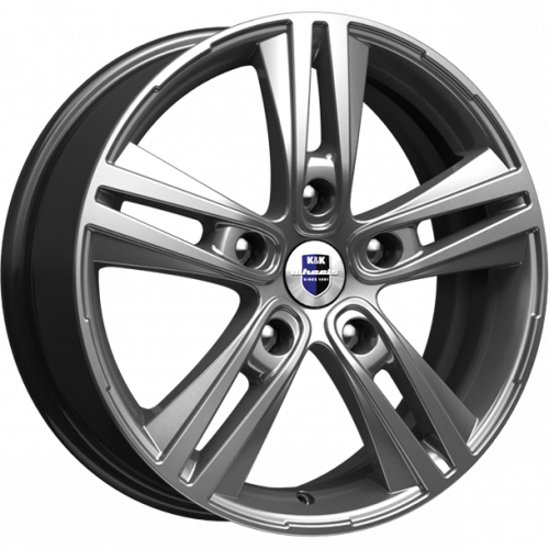 K&K Прайм 6.5x17 5*114.3 ET48 DIA67.1 Дарк платинум Литой