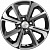 Khomen KHW 1501 6x15 4*100 ET45 DIA56.6 Black-FP Литой